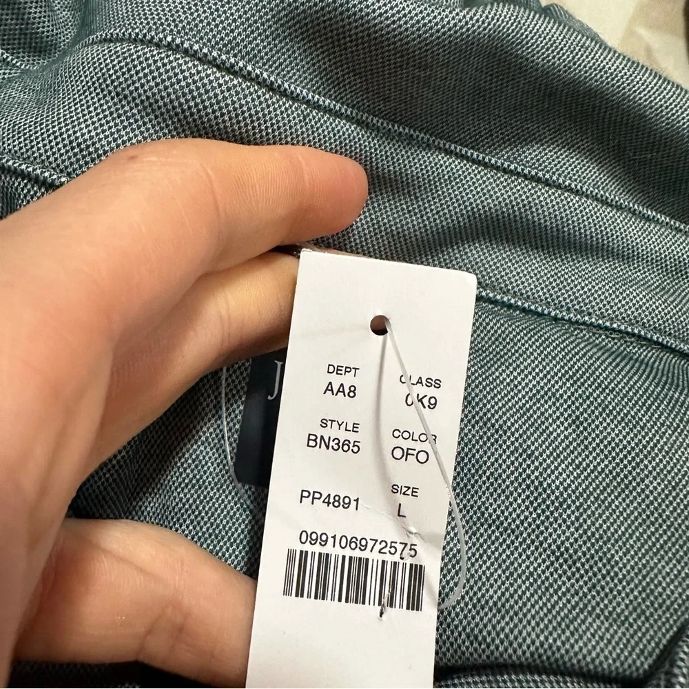 J crew old forest Performance polo shirt with COOLMAX® technology